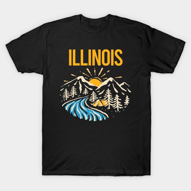 Nature Landscape Illinois T-Shirt by rosenbaumquinton52